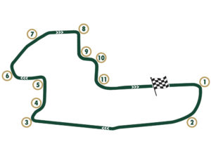 Ed Carpenter Racing Honda Indy Toronto IndyCar Track Map