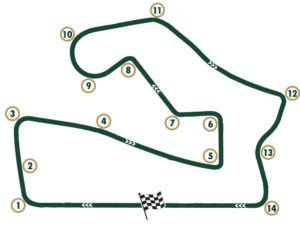 Ed Carpenter Racing Road America IndyCar Track Map