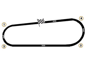 ECR WWT Raceway Track Map Black