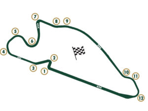 Ed Carpenter Racing Portland Raceway IndyCar Track Map